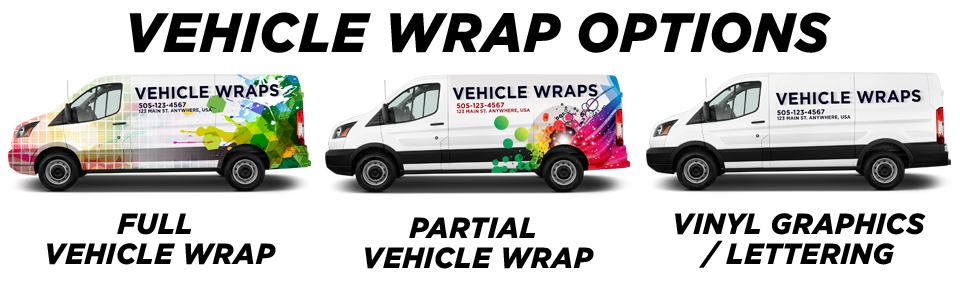 Lakeway Vehicle Wraps vehicle wrap options